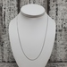10K 17"/19" Thin Curb Link Necklace 