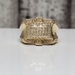 14K Diamond Cluster Ring