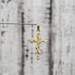 14K Fancy Design Cross Religious Pendant