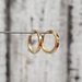 14K Small Huggie Hoop Earrings