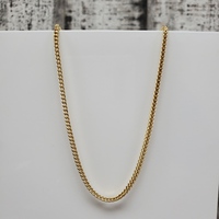 10K Franco Link Necklace