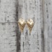 14K Wing Style Earrings w/ Friction Backs
