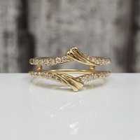 14K Diamond Ring Band Enhancer / Jacket