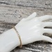 14K Diamond Beaded Paperclip Bangle Alwand Vahan Bracelet