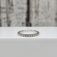 10K Diamond Band Ring