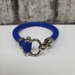 $420 Omega Sailing Bracelet Blue Rubber w/ Stainless Steel