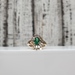 14K Diamond + Emerald Ring