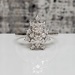 14K Diamond Cluster Ring