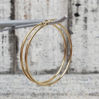 14K Large Hoop Earrings