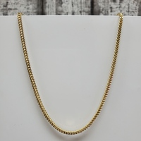 10K Franco Link Necklace 