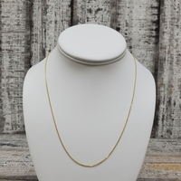 18" 14K Thin Link Chain Necklace
