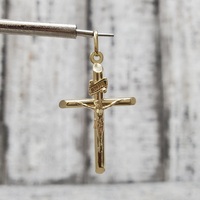 14K INRI Crucifix Cross Religious Pendant