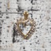 10K Diamond Heart Pendant 
