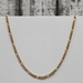 14K Diamond Cut Figaro Link Necklace 