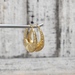 14K Fancy Design Hoop Earrings