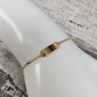 18K Fancy Link ID Bracelet