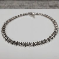 7.25" 14k Diamond Tennis Bracelet 