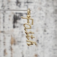 10K "Faith" Pendant