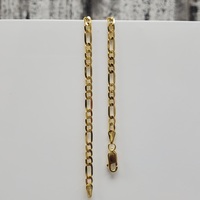 22" 14K Figaro Necklace