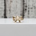 14K Bow Design w/ Oval 1 Opal Ring