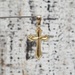  14K Cross Religious Pendant 