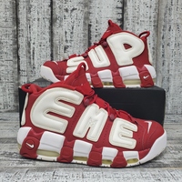 2017 Nike Supreme x Air More Uptempo 'Red' Size 11 