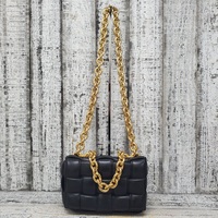 Bottega Veneta Padded Chain Crossbody Bag