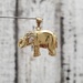14K Elephant Pendant
