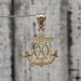 14K Anchor Pendant