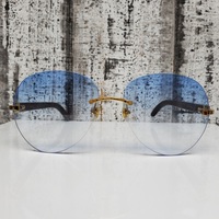 Cartier Sunglasses Blue Lens