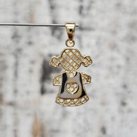 14K Little Girl Pendant 