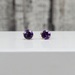 14K Amethyst Stud Earrings  