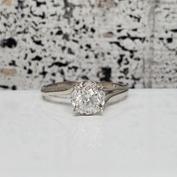 14K Illusion Set Diamond Ring