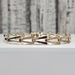14K Semi Solid V Shaped Bracelet 