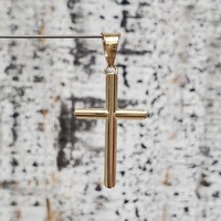 14K Cross Religious Pendant