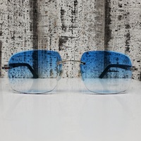 Cartier Glasses with Blue Lenses