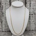 22" 14K Curb Link Necklace