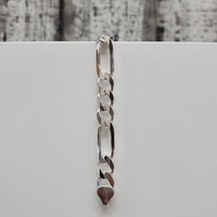 BRAND NEW 8" Silver Figaro Bracelet 