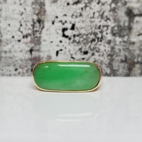 14K Jade Band Ring 