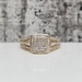 10K Diamond Cluster Ring