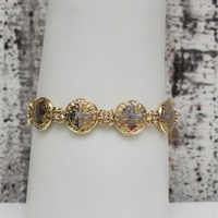 14K St. Benedict / San Benito Religious Bracelet 