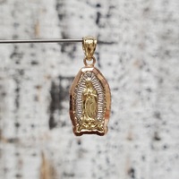 14K Virgin Mary / Guadalupe Religious Pendant 